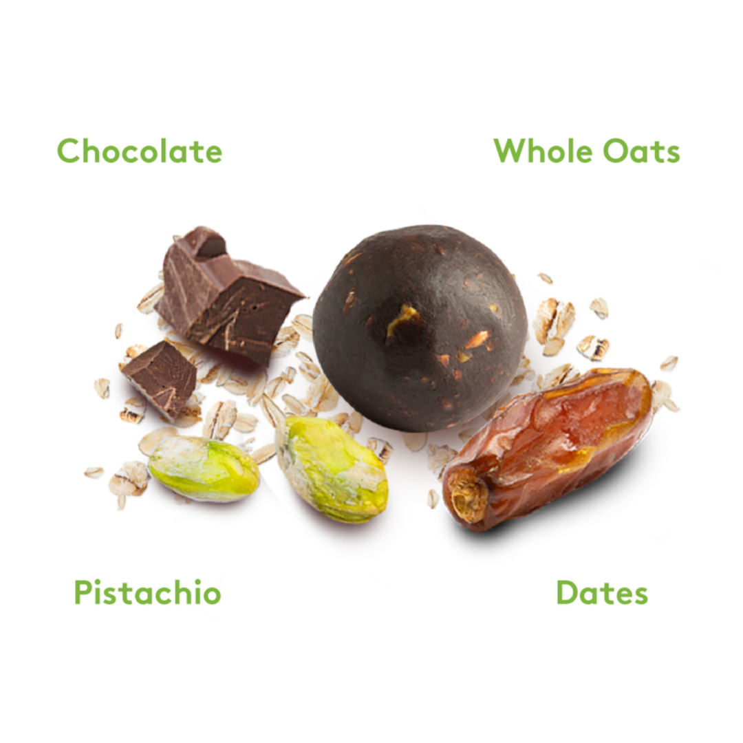 Energy Balls Pistachio dark chocolate Nakheel Alya - 100 Gram 6 stuks