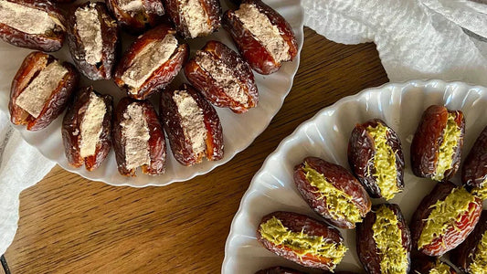 Dubai Chocolade dadels & Chocolade Halva dadels - Dadelskopen.nl