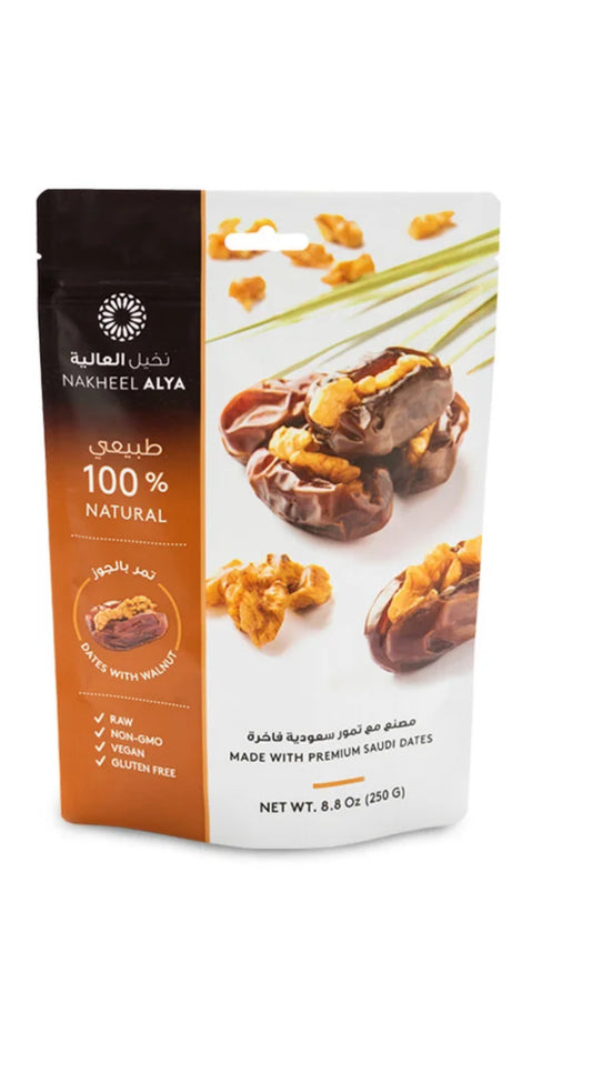 Gevulde Dadels met Walnoot - Nakheel Alya - 250 Gram