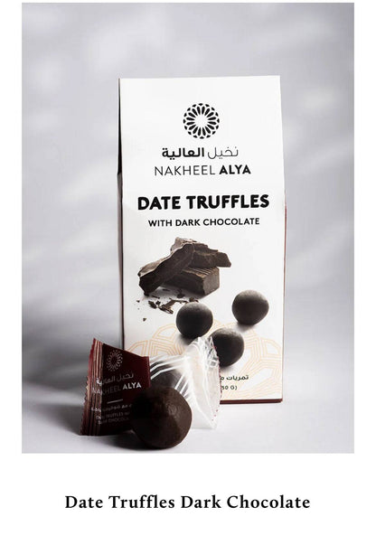 Date truffels dark chocolate 1500 gram