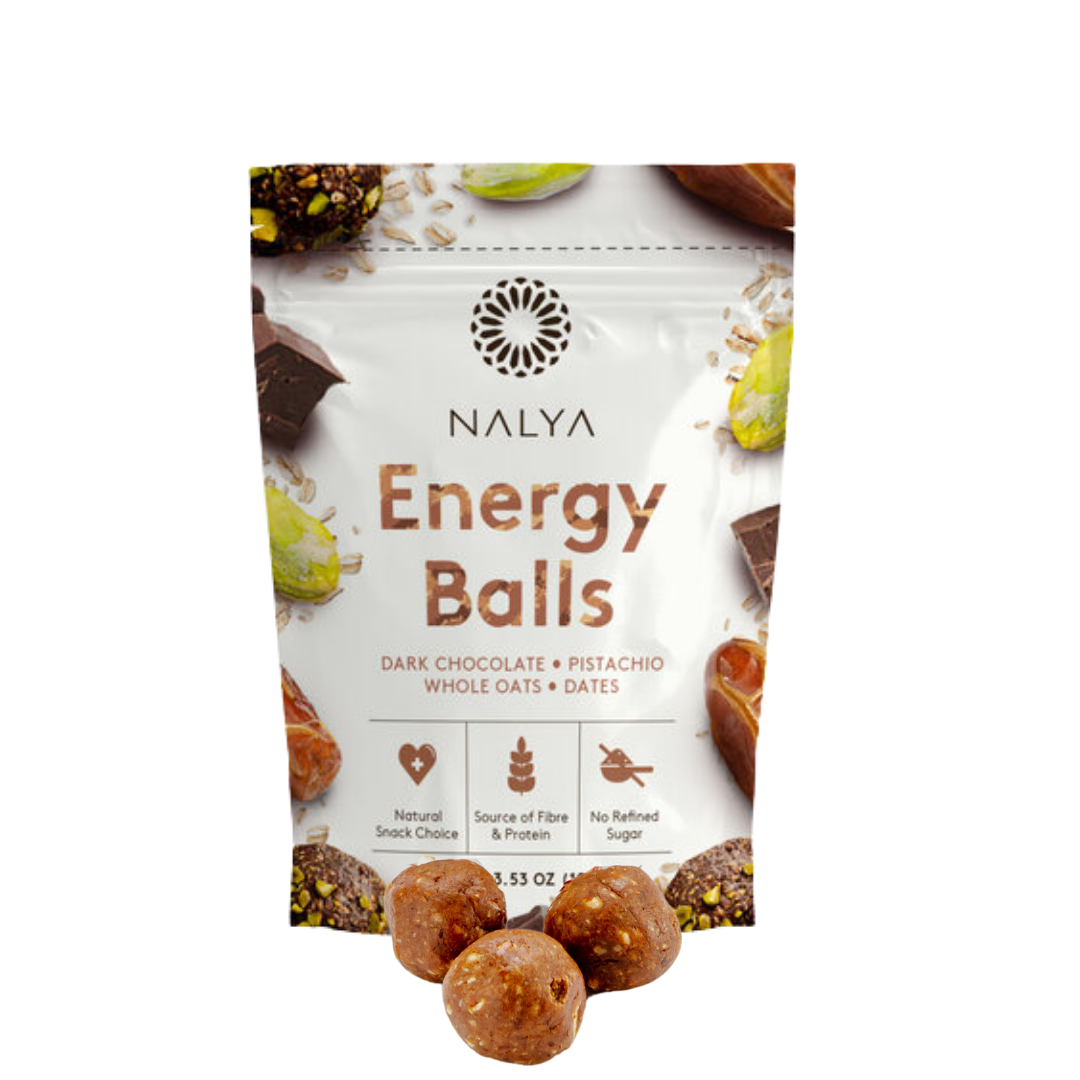 Energy Balls Pistachio dark chocolate Nakheel Alya - 100 Gram  6 stuks