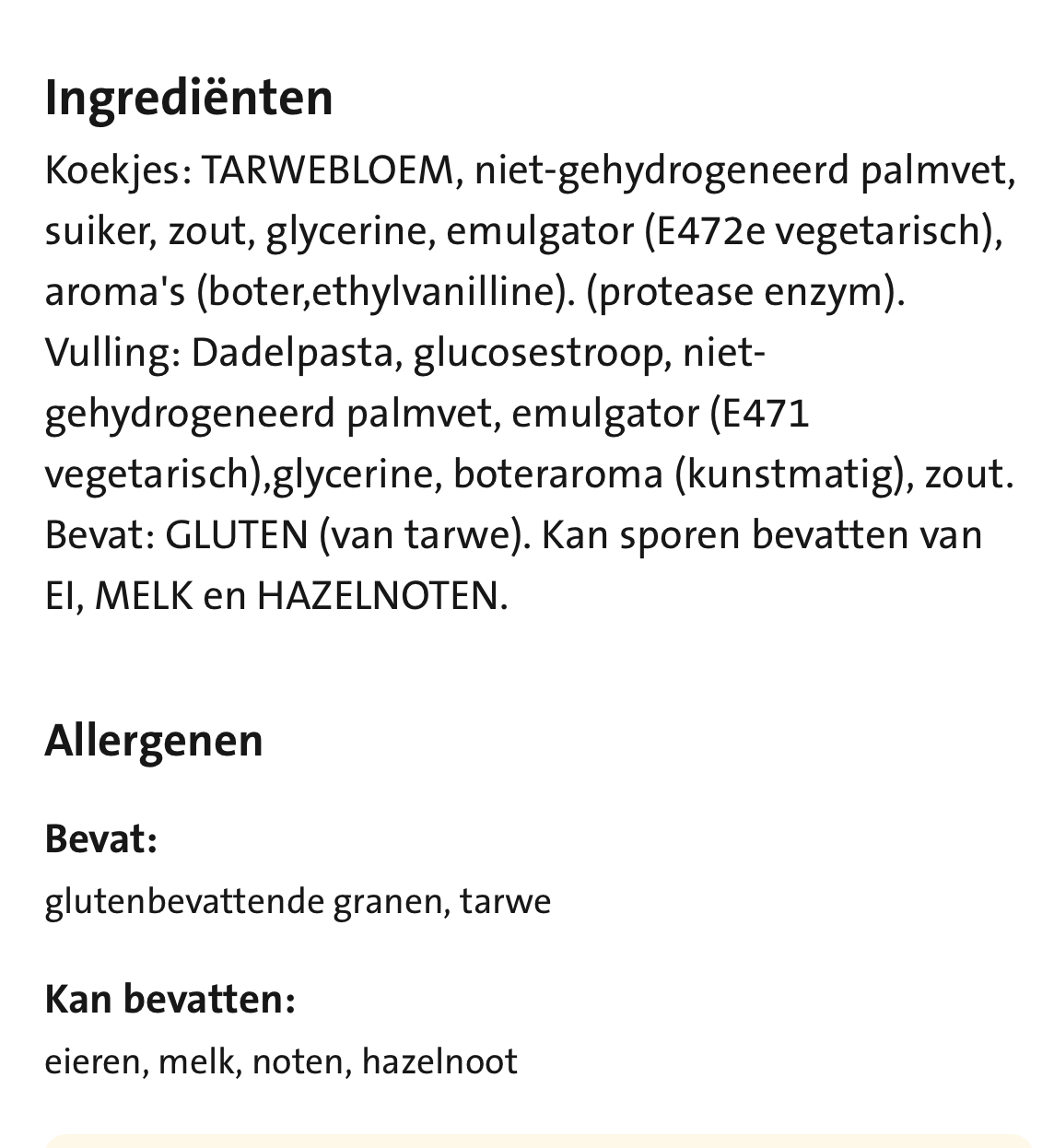 Dadelkoek 420 gram