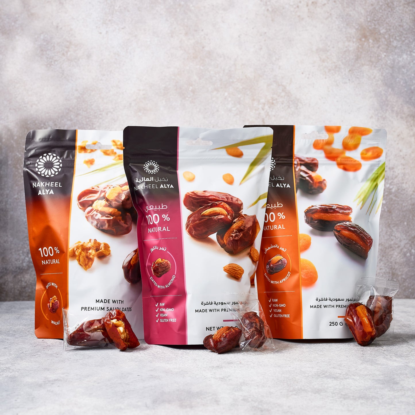 Datteln Gefüllt mit Nüssen