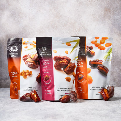 Datteln Gefüllt mit Nüssen