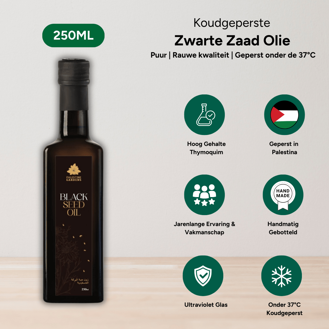 Zwarte Zaad Olie - 250 ML - Dadelskopen.nl
