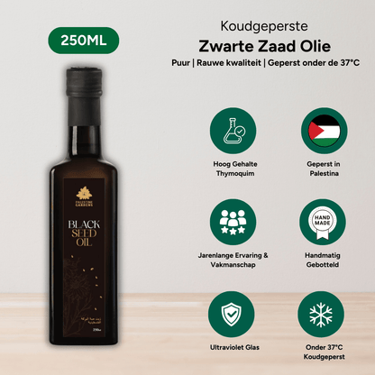 Zwarte Zaad Olie - 250 ML - Dadelskopen.nl
