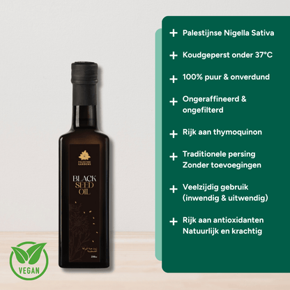 Zwarte Zaad Olie - 250 ML - Dadelskopen.nl